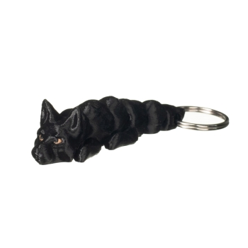 Owczarek niemiecki czarny - brelok do kluczy